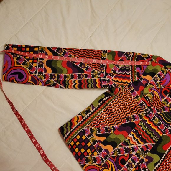 Gaudy Couture Short Jacket Shirt Size XL Colorful - Picture 8 of 14